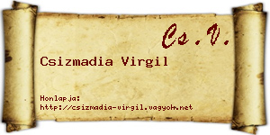 Csizmadia Virgil névjegykártya